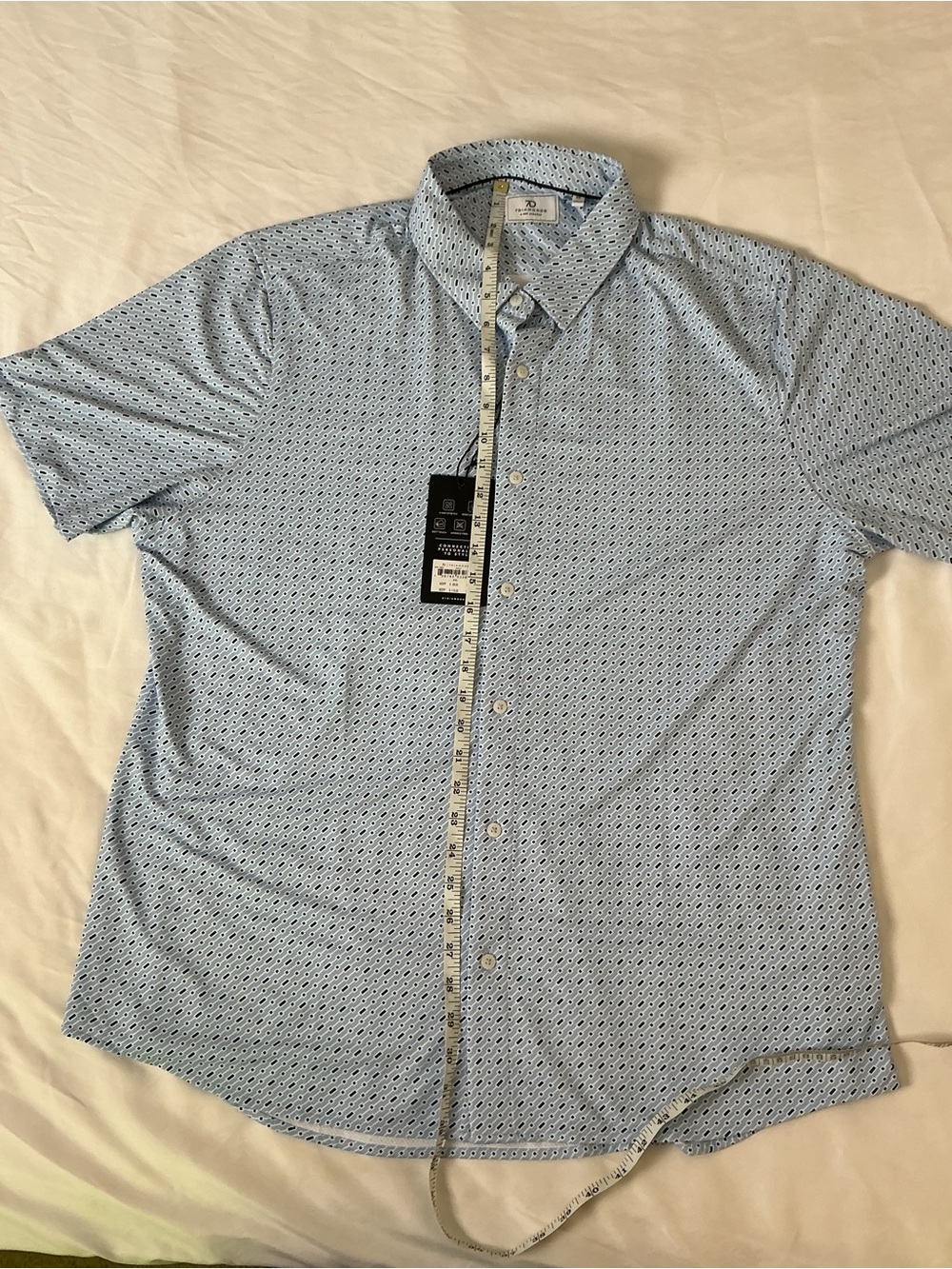 NWT 7 Diamonds Ridge Blue 4-Way Stretch Shirt XXL - Picture 7 of 9